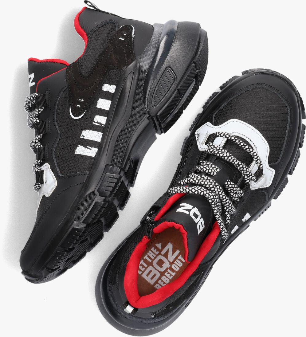 BRAQEEZ zwarte braqeez lage sneakers gio genna