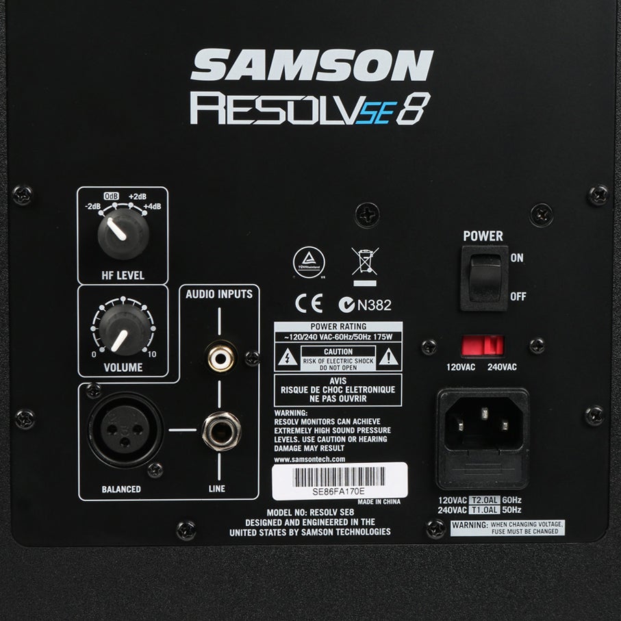 Samson Resolv SE8 actieve studiomonitor (per stuk)