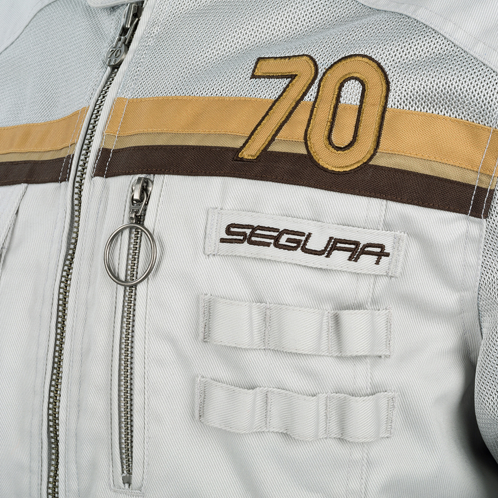 Segura - Blouson Mojo Gris Clair / Marron