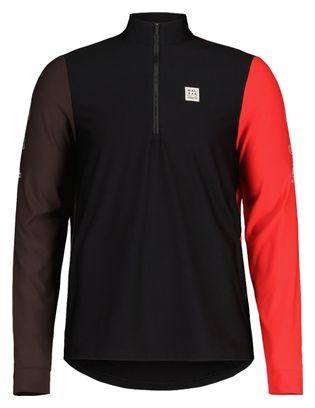 Haut Manches Longues Homme Maloja GoldammerM. Noir/Multicolor