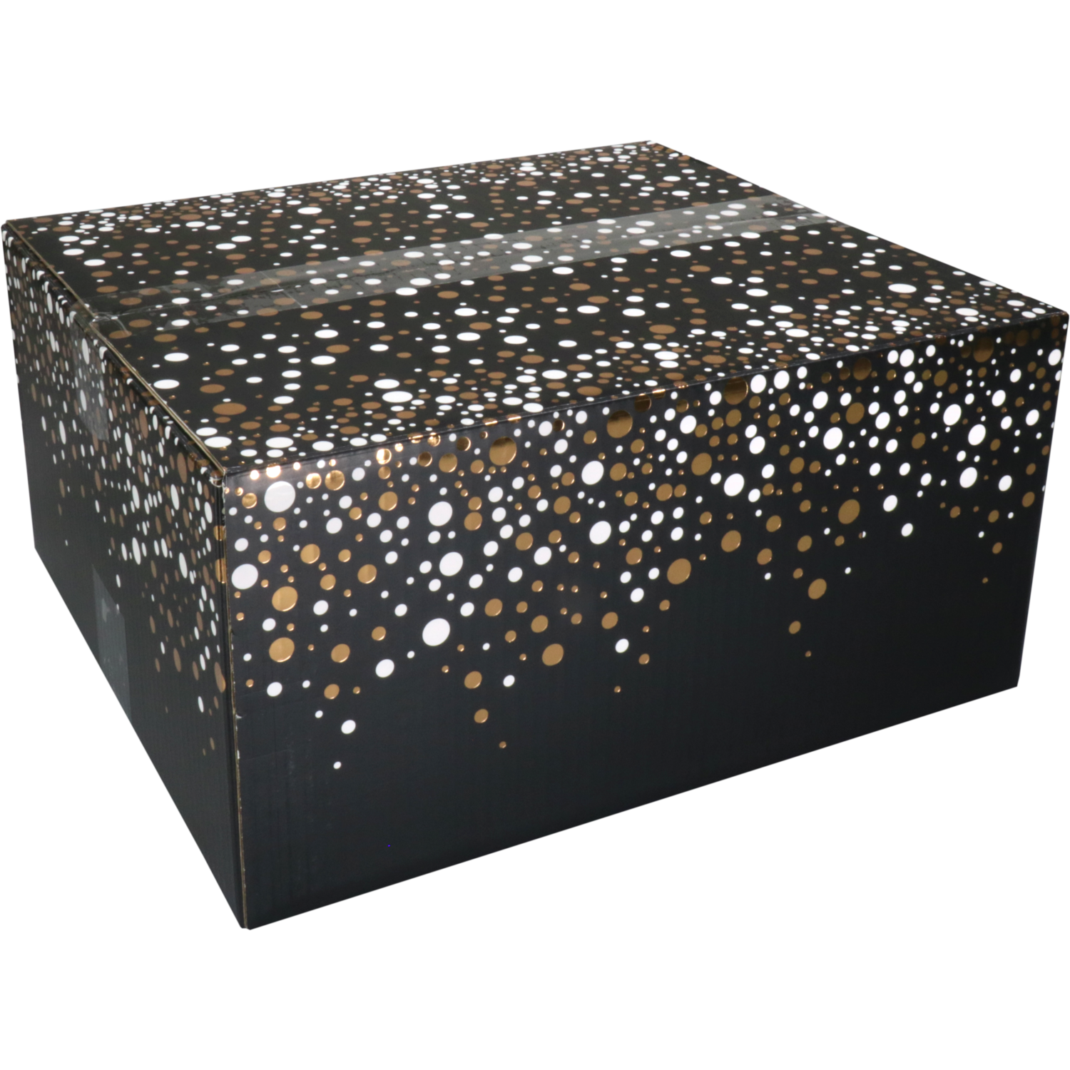Geschenkdoos, Party Spot-On, golfkarton, 35x31x17cm,
