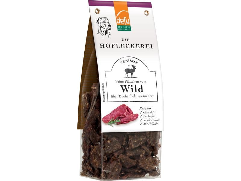 defu Snack Feine Plättchen Wild, 125 g Hundesnack für zwischendurch
