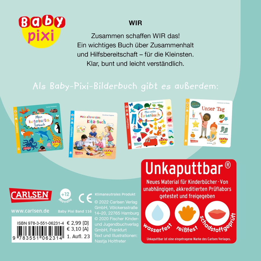 Carlsen Baby Pixi (unkaputtbar) 116 WIR