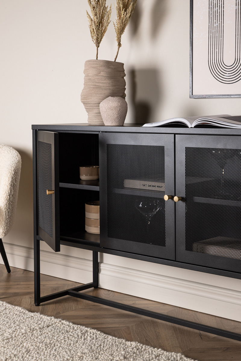 Metalen dressoir Sita Lichtgrijs