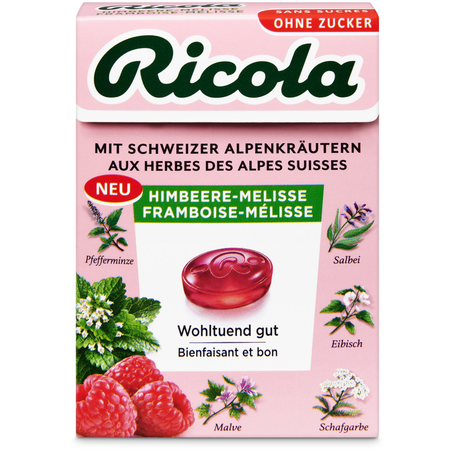 Ricola Himbeere-Melisse 2x50g
