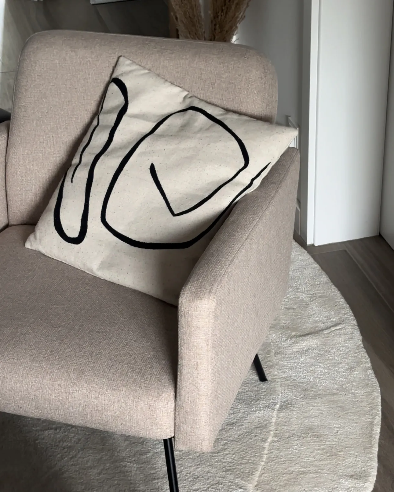 Fauteuil NARKEN Stof Beige
