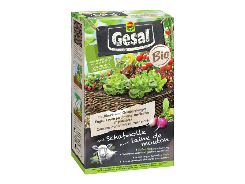 Gesal BIO Hochbeet- und Gemüsedünger 750 g Dünger