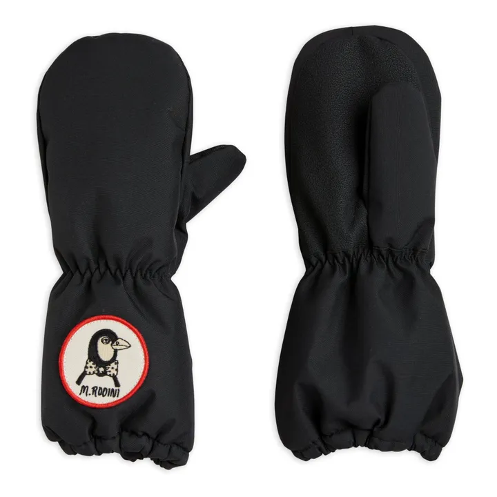 Mini Rodini Moufles Polyester Recyclé Alaska | Noir