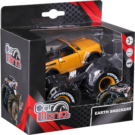 Car mania diecast earth shocker – flere varianter - assorteret