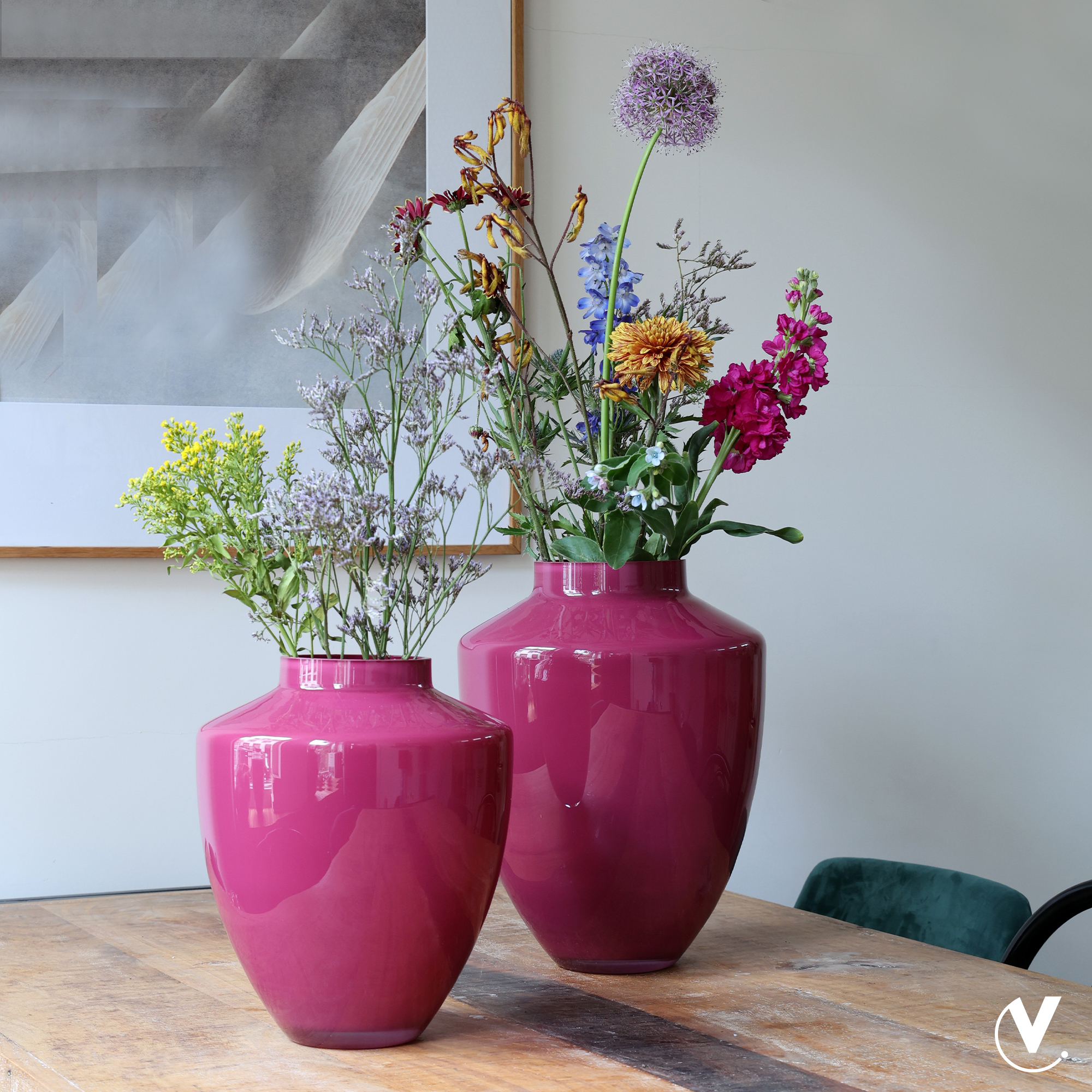 Vaas Tugela S mauve Ø24,5 x H29 cm