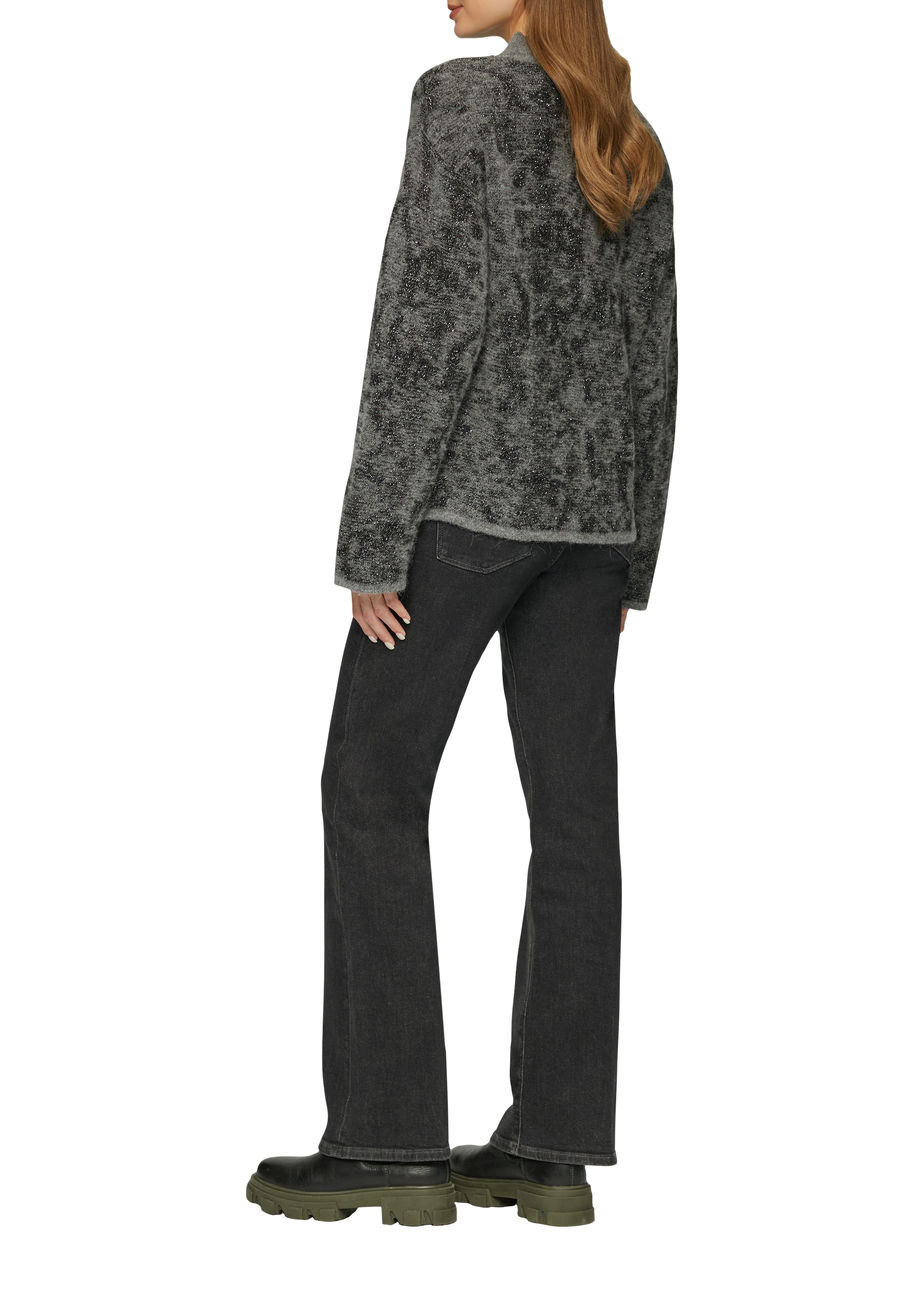s.Oliver Stehkragenpullover mit Muster