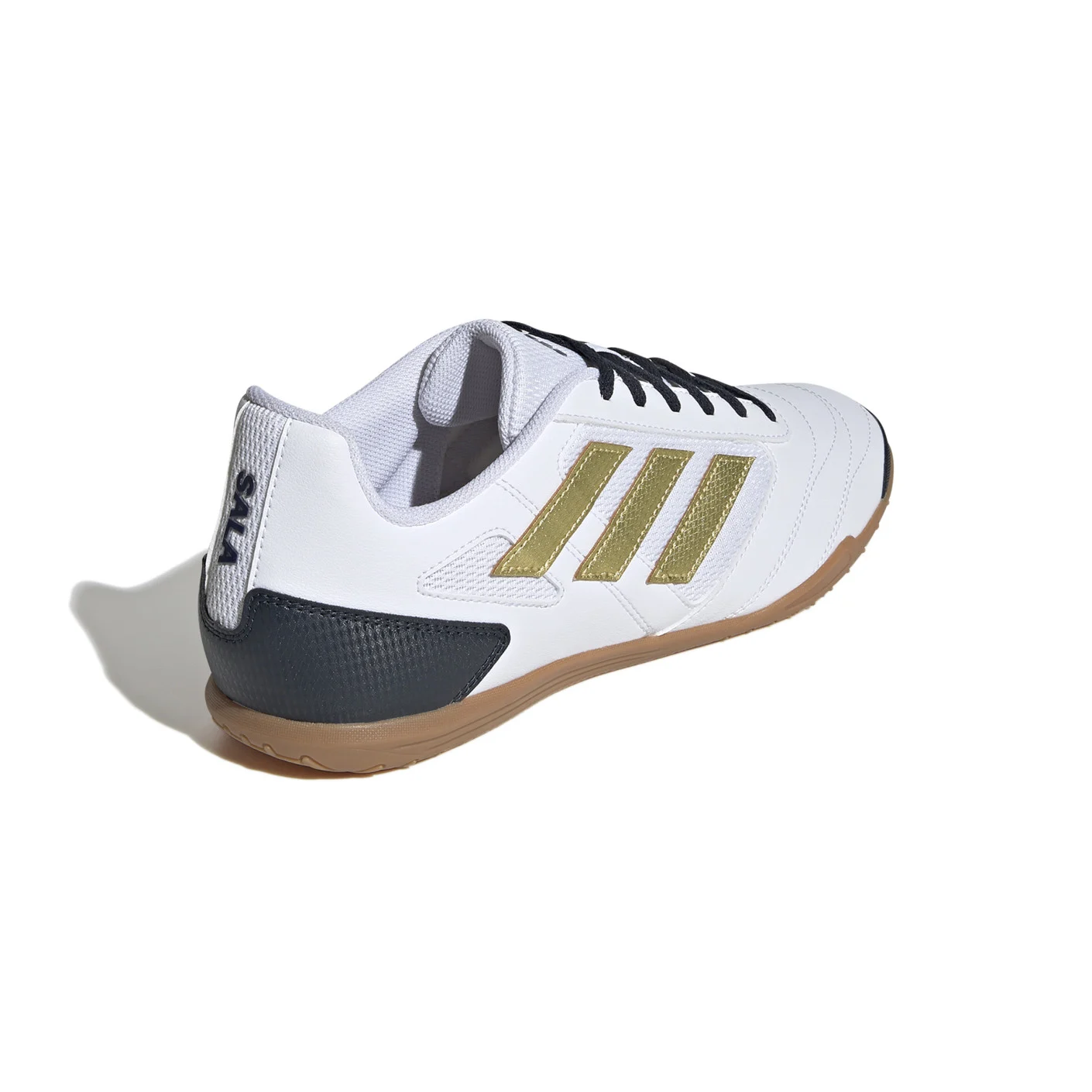 Adidas Super Sala 2 Zaalvoetbalschoenen (IN) Wit Zwart Goud