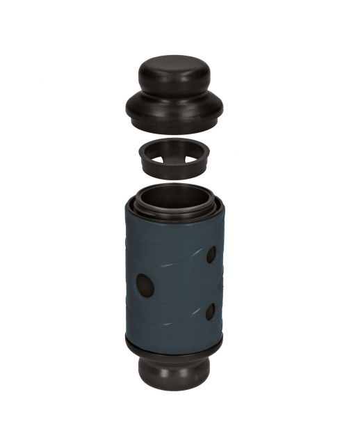 Eat Slow Feed And Treat Roller Anti-Schrok Grijs&Zwart - Hondenvoerbak