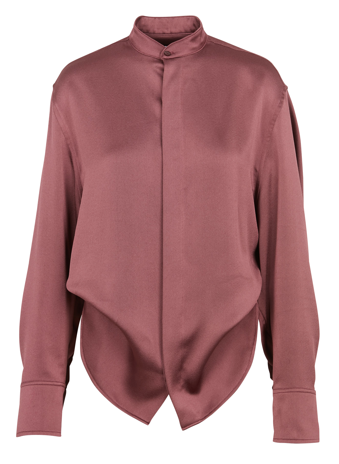 TENT BIS - Chemise col mao satinée |