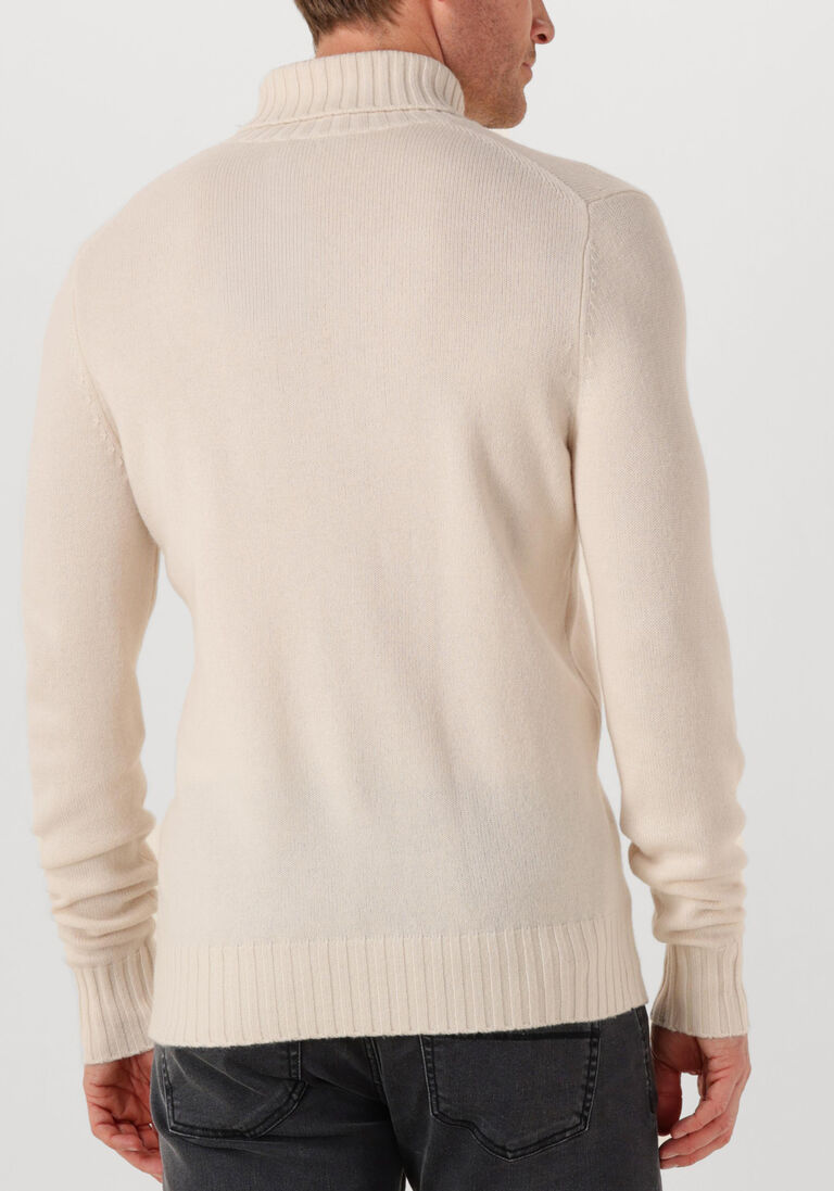 creme leurink knit coltrui trani col