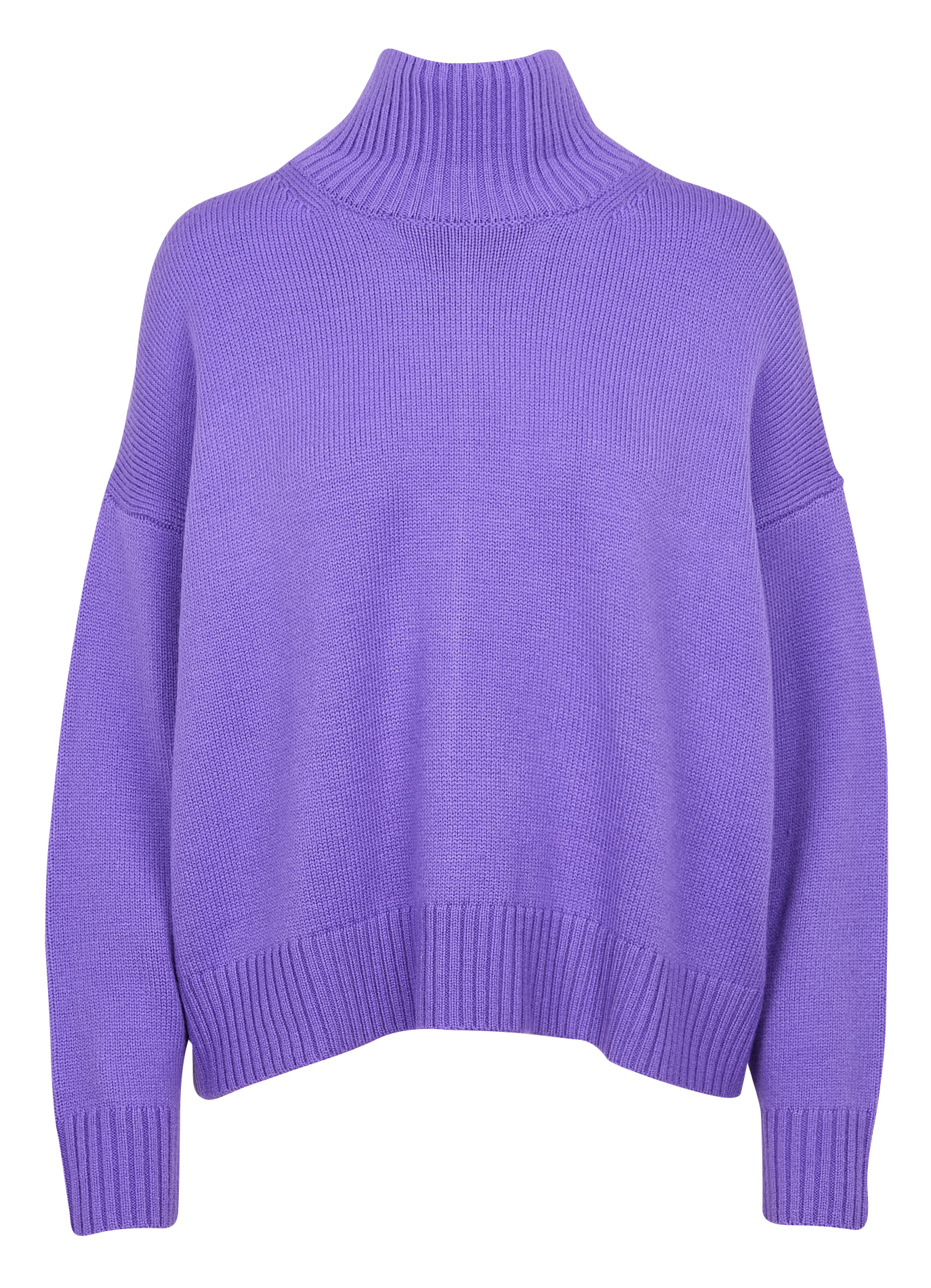 ENOCE - Pull oversize à col montant | Violet