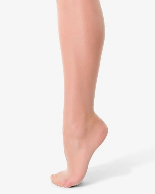 2 collants brillants 15 deniers poudre