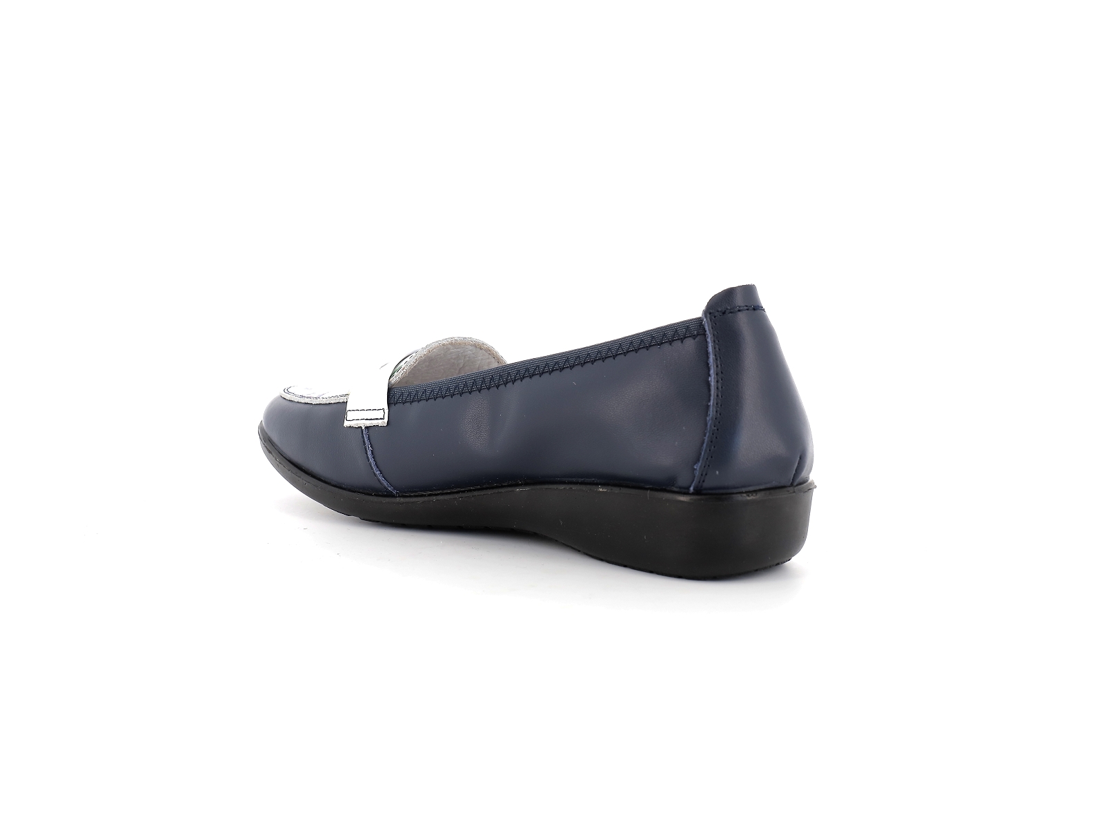 Inea-GABANT Cuir Marine-Blanc