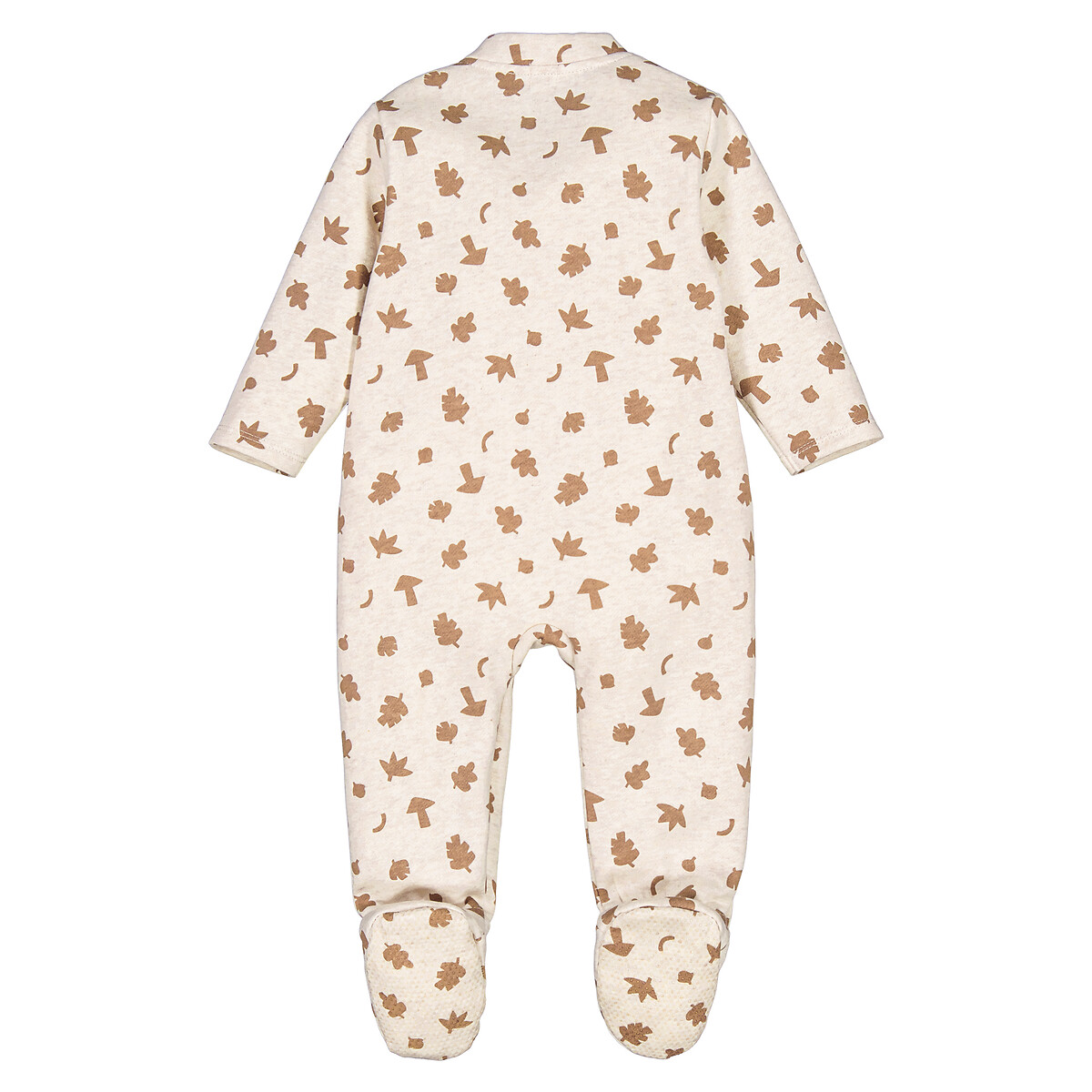 COLEÇÃO LA REDOUTE<br>Pijama de cama reclinável, estampa de folhas e cogumelos