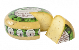 Biostee Biologische eeuwige vrijgezel kaas met knoflook en basilicum