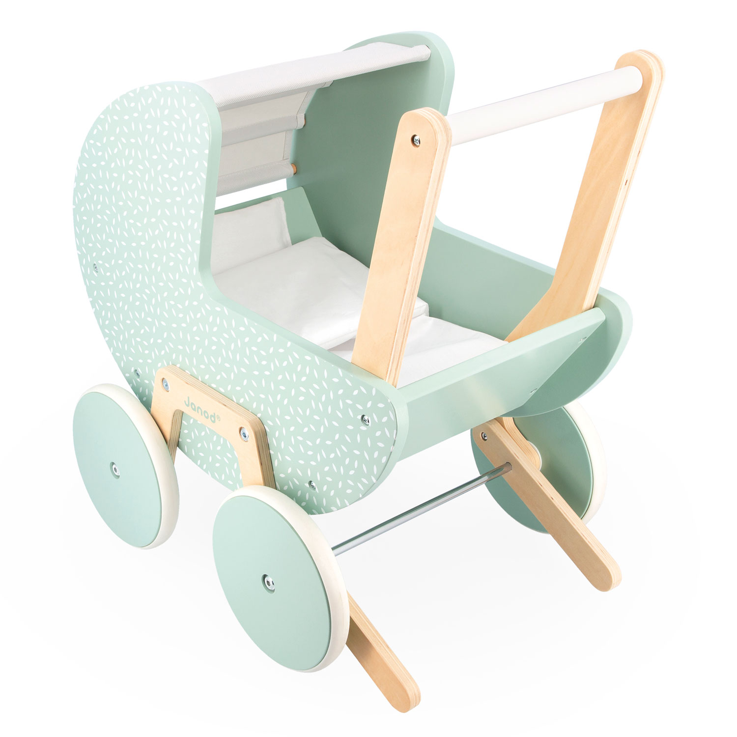 Janod Zen - Houten Poppenwagen