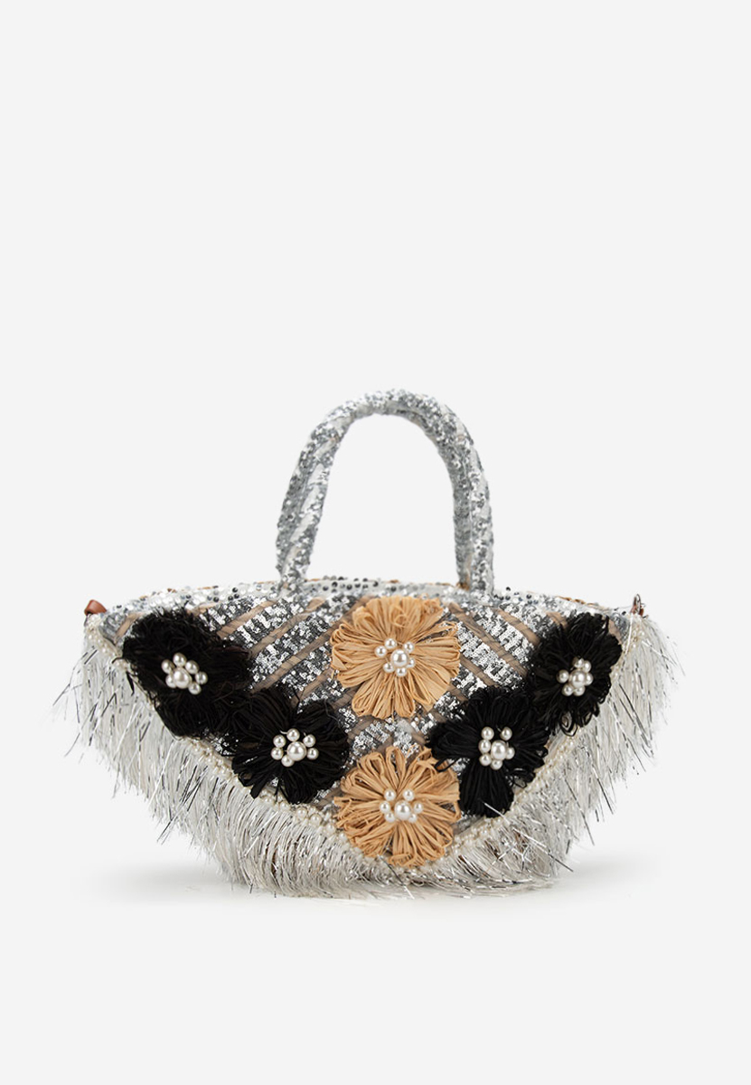 Sac besace femme argent Kimya
