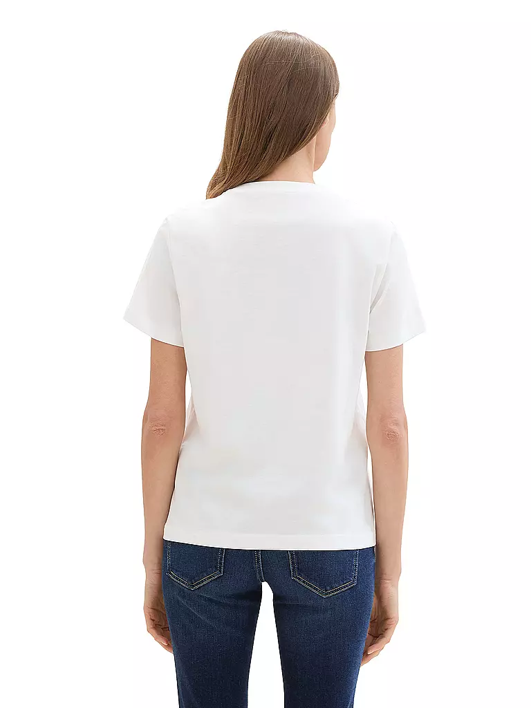 TOM TAILOR T-Shirt creme