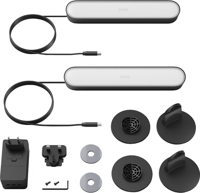 Philips Hue Play lysbar dobbeltpakke (sort)