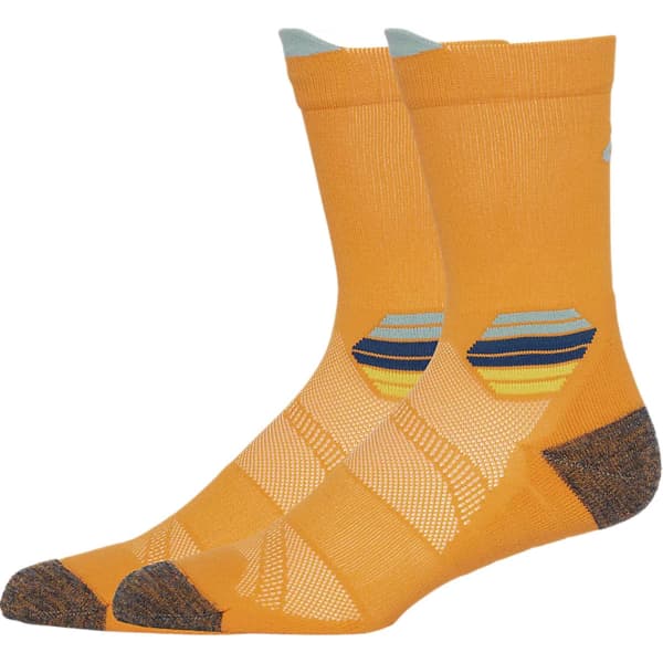 Chaussette compression ASICS FUJITRAIL RUN CREW SOCK FELLOW YELLOW/DARK MINT