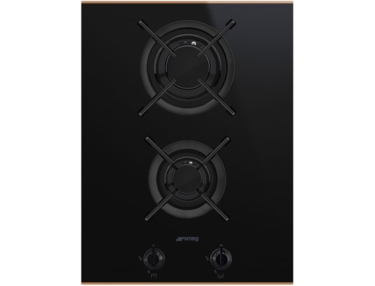 SMEG - Domino gaz PV632CNR, Dolce Stil Novo, Verre céramique, 38 cm