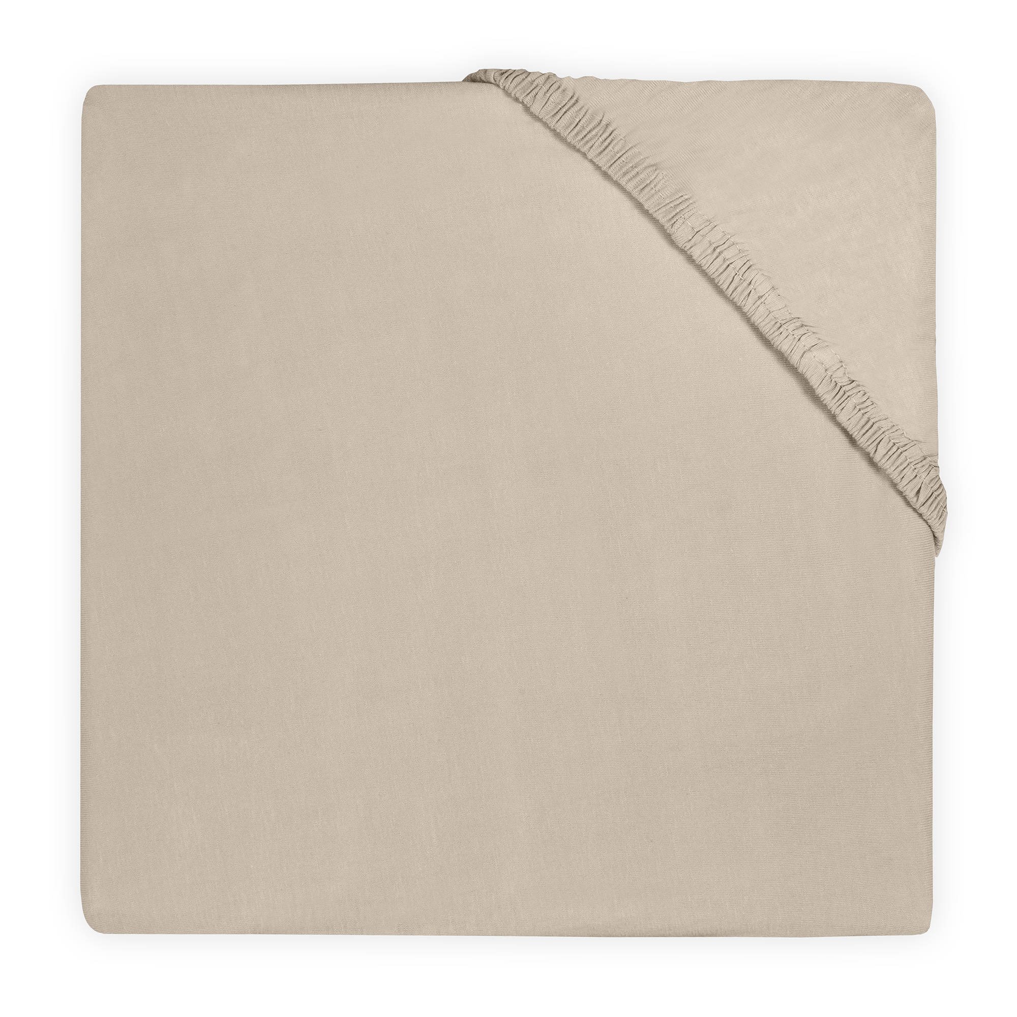 Jollein jersey wieg hoeslaken 40x80/90cm nougat