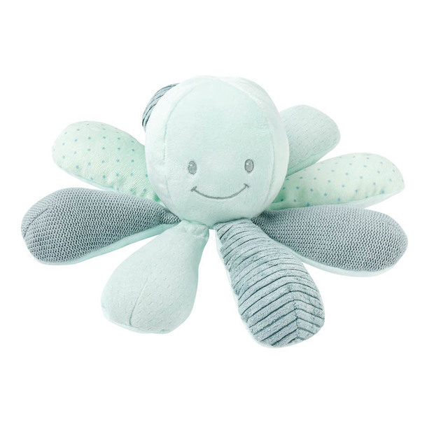 Octopus d'activités différentes matières et sons Vert - NATTOU