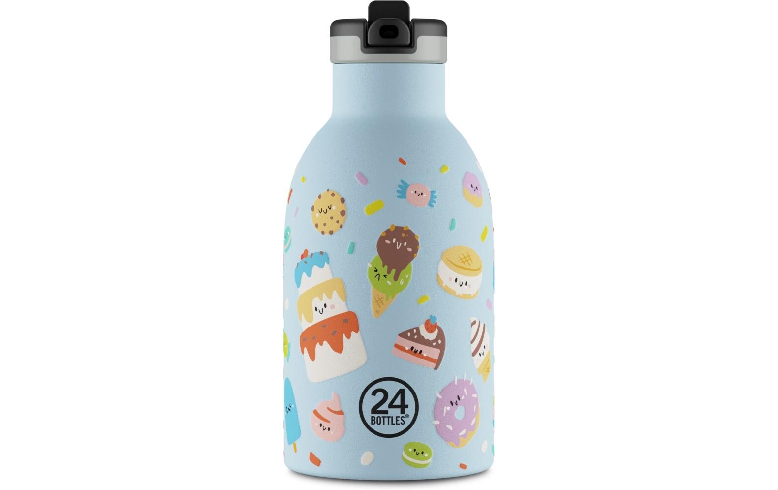 Thermosflasche Sweet Friends, 330 ml, HellblauIsolierflasche mit doppelwandiger Edelstahlisolation