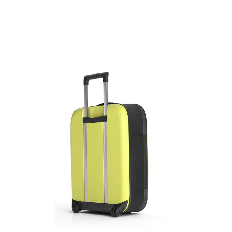 Valise cabine hybride pliable Flex Vega 55 cm Yellow Iris