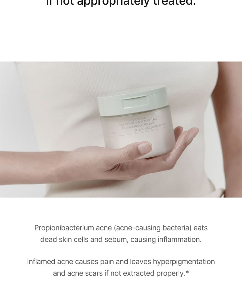 celimax - JIWOOGAE Cica BHA Blemish Toner Pad