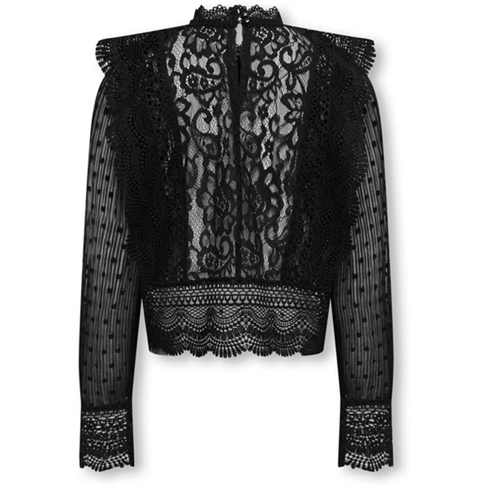 Black Eliana Blonde Bluse - kids ONLY → Luksusbaby.dk