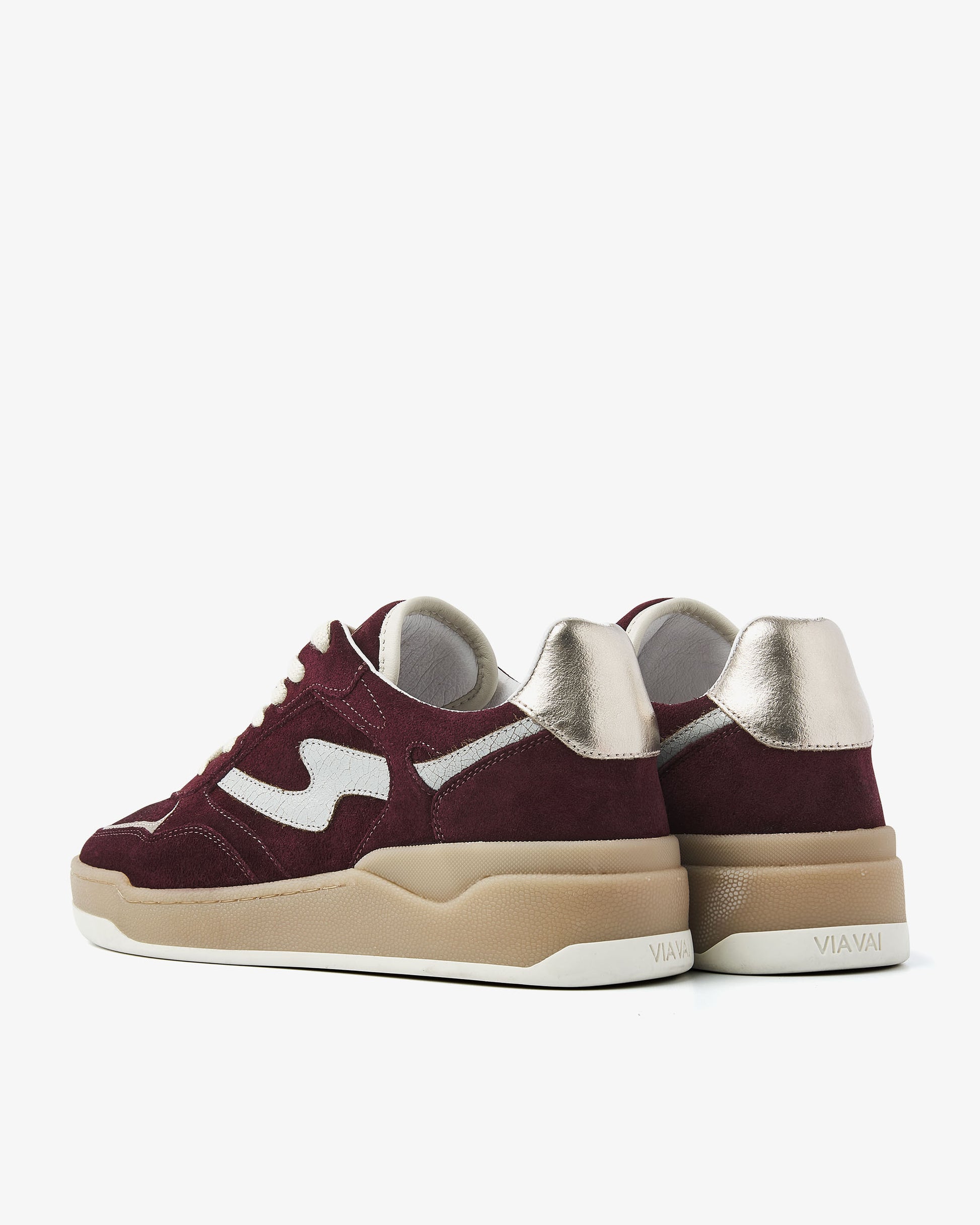 VIA VAI bordeaux dames sneakers Sam Levi
