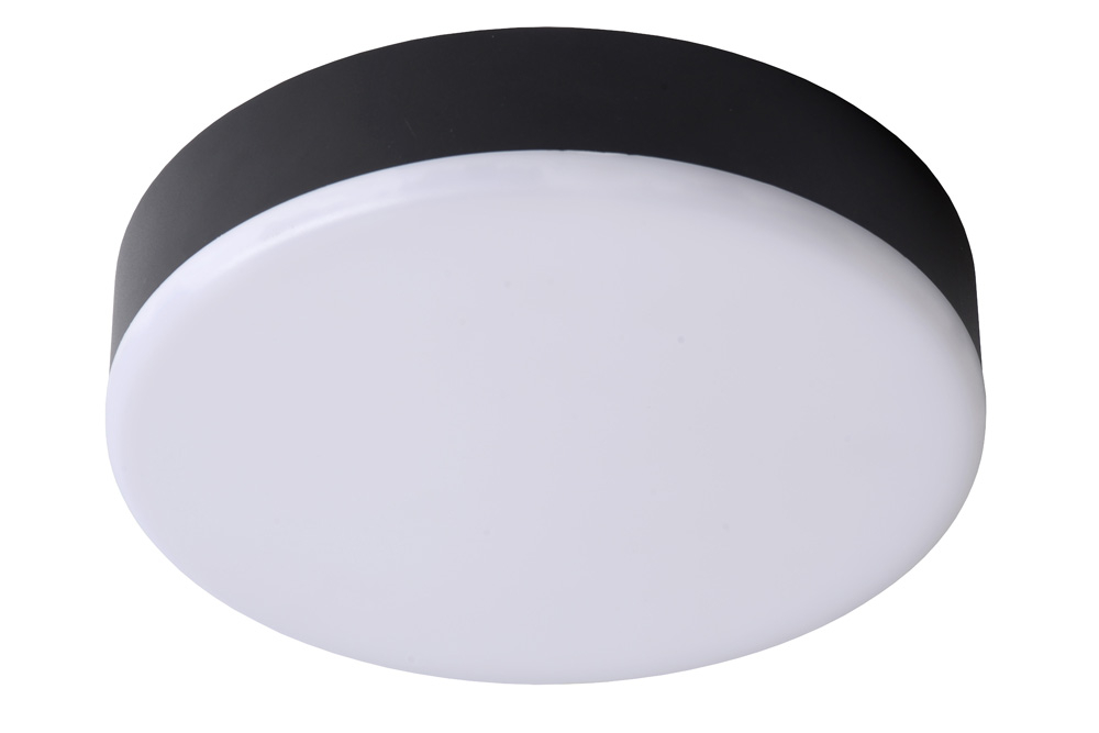 Lucide Ceres ronde plafondlamp 21.5cm 30W zwart