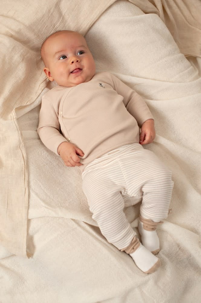 Feetje Feetje sokken - Honey Bear offwhite