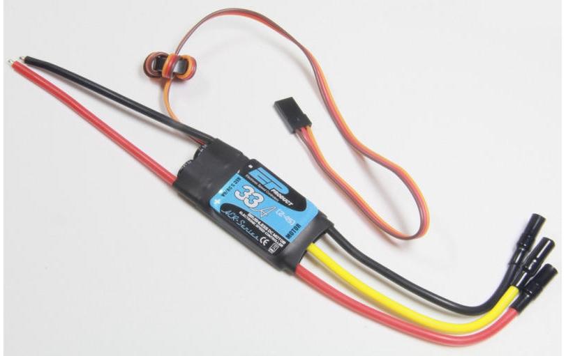 Brushless Regler Aer33-Aer-Series 33A, 2-4S, S-BECBrushless ESC für Flugmodelle