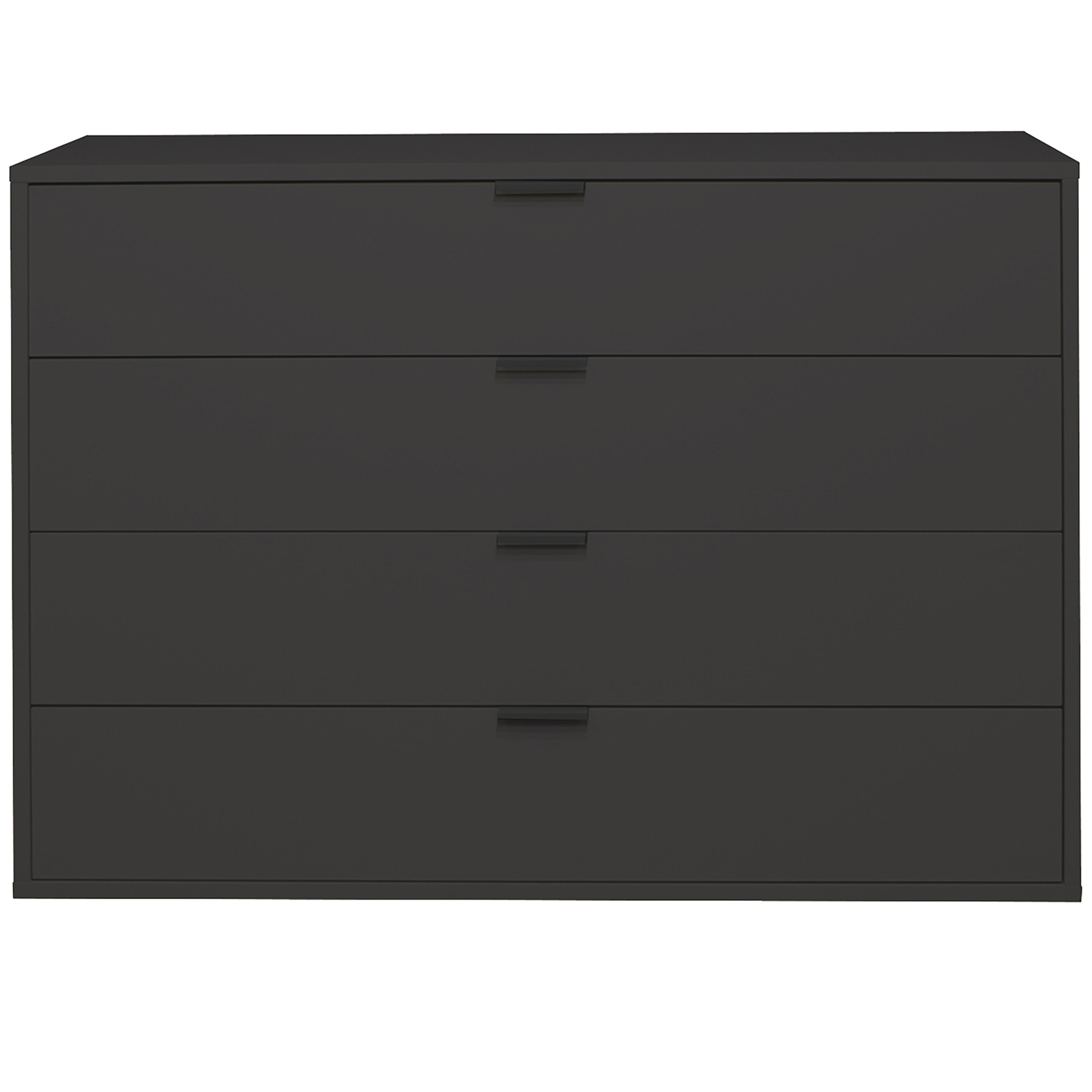 Kommode - anthrazit matt - 119 cm