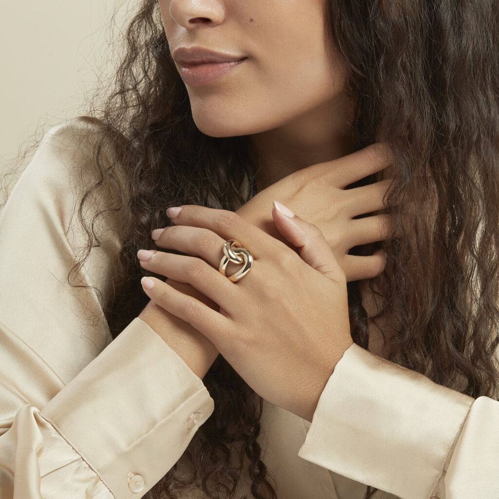 Bague Plaqué Or Jaune Chaili
