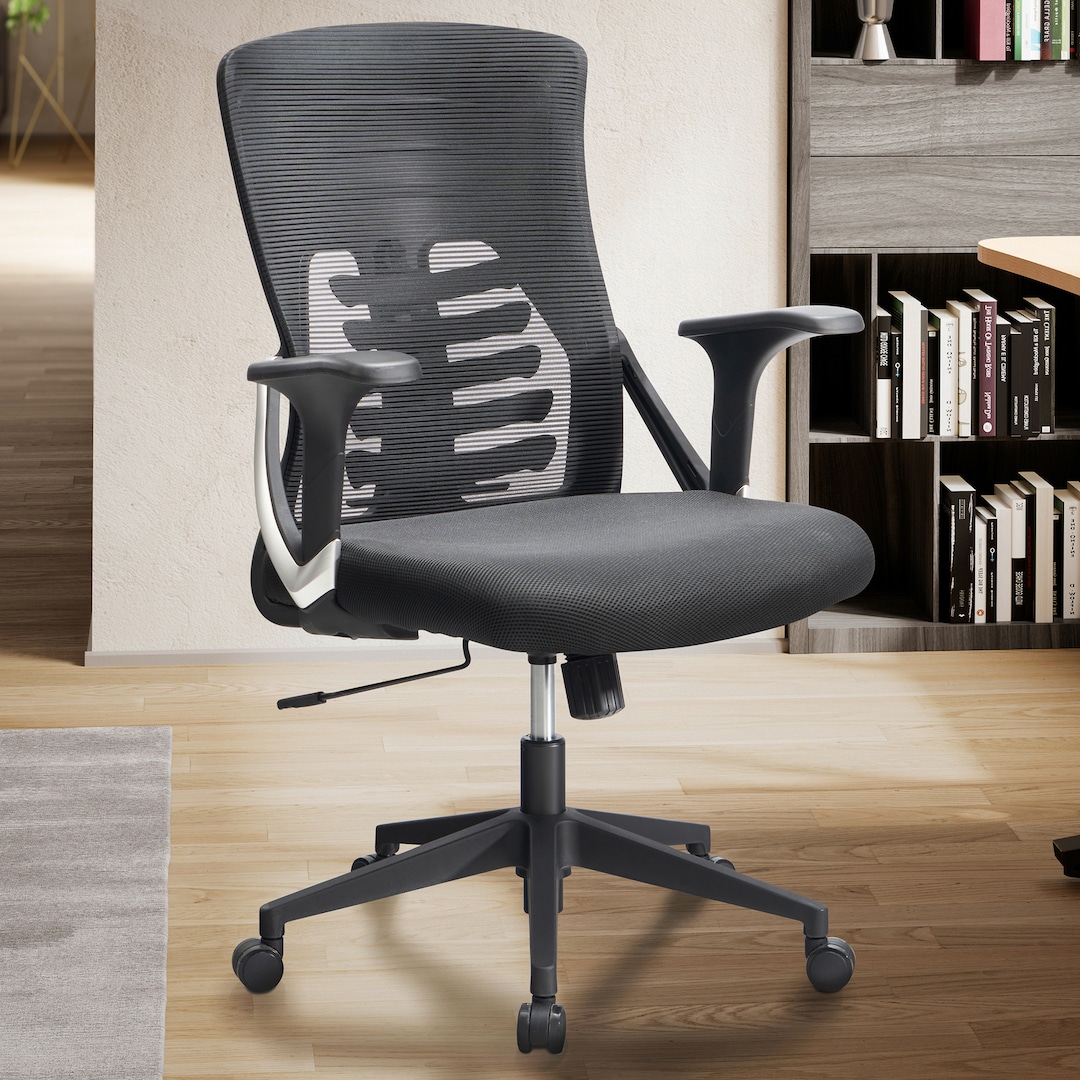 Bürostuhl 65x104x65 cm schwarz