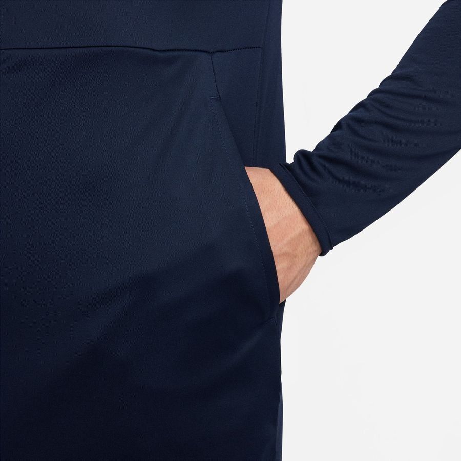 Crécy FC Veste Dri-FIT Park 20 - Bleu Foncé/Blanc