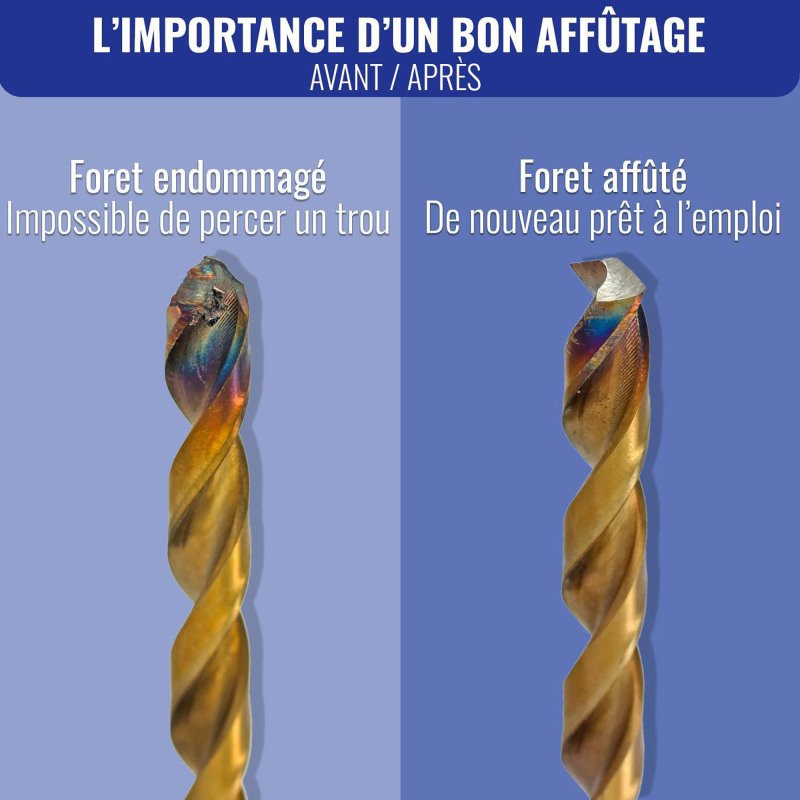 Affûteuse de forets Drill Doctor DD400 XP Tivoly Ø 2,5 à 13 mm