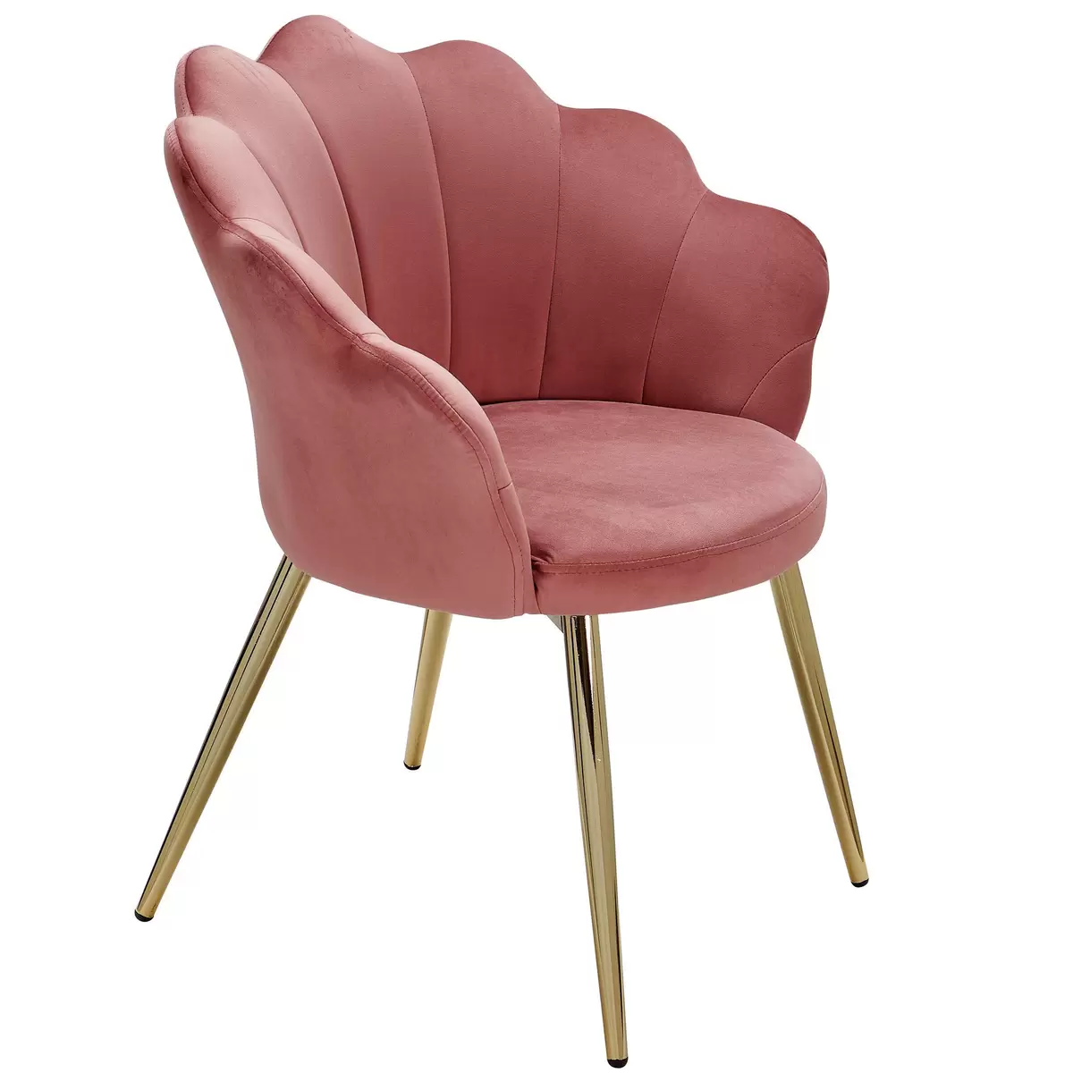 Stuhl Sarria gold,rosa