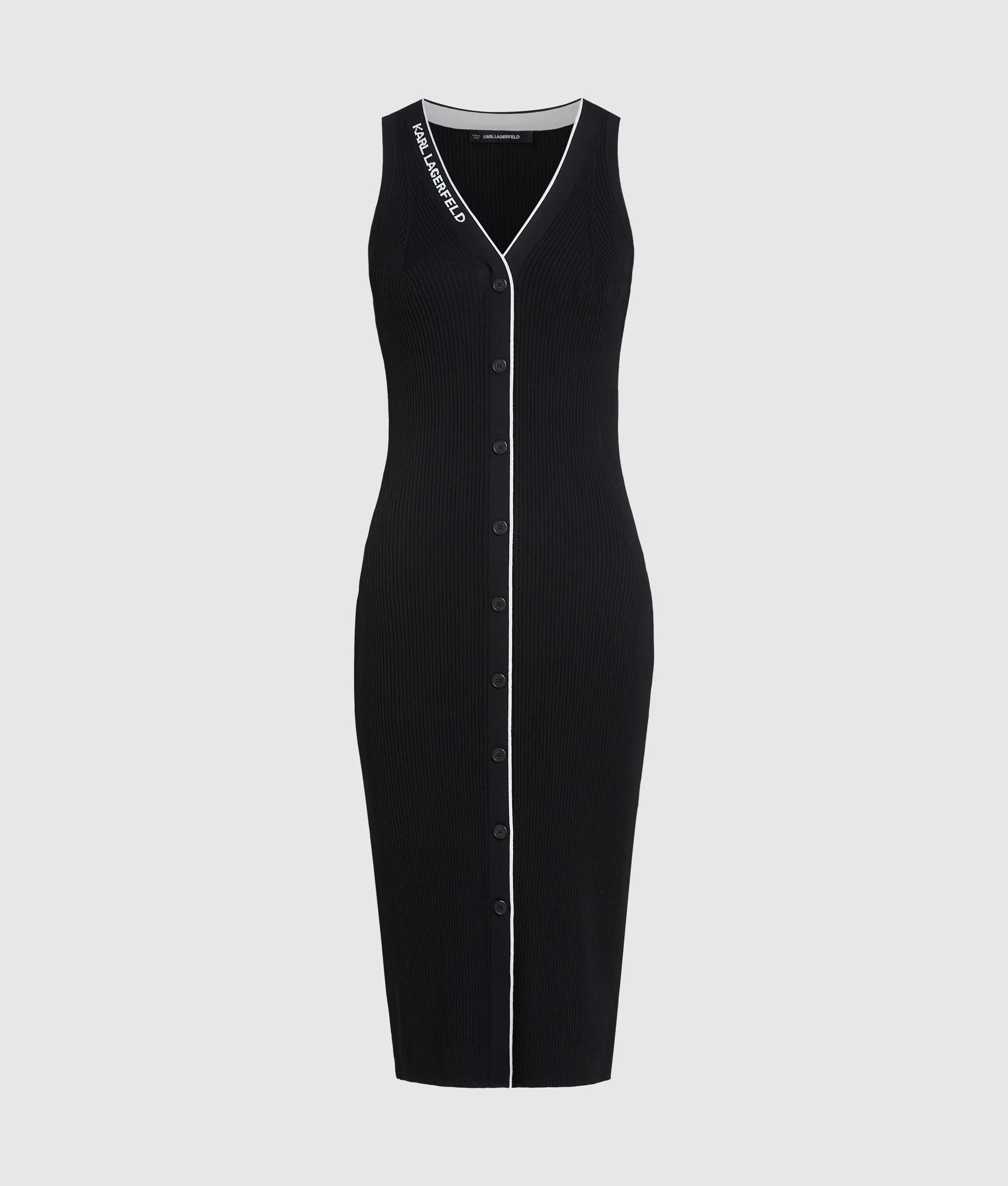 Tricot jurk met logo