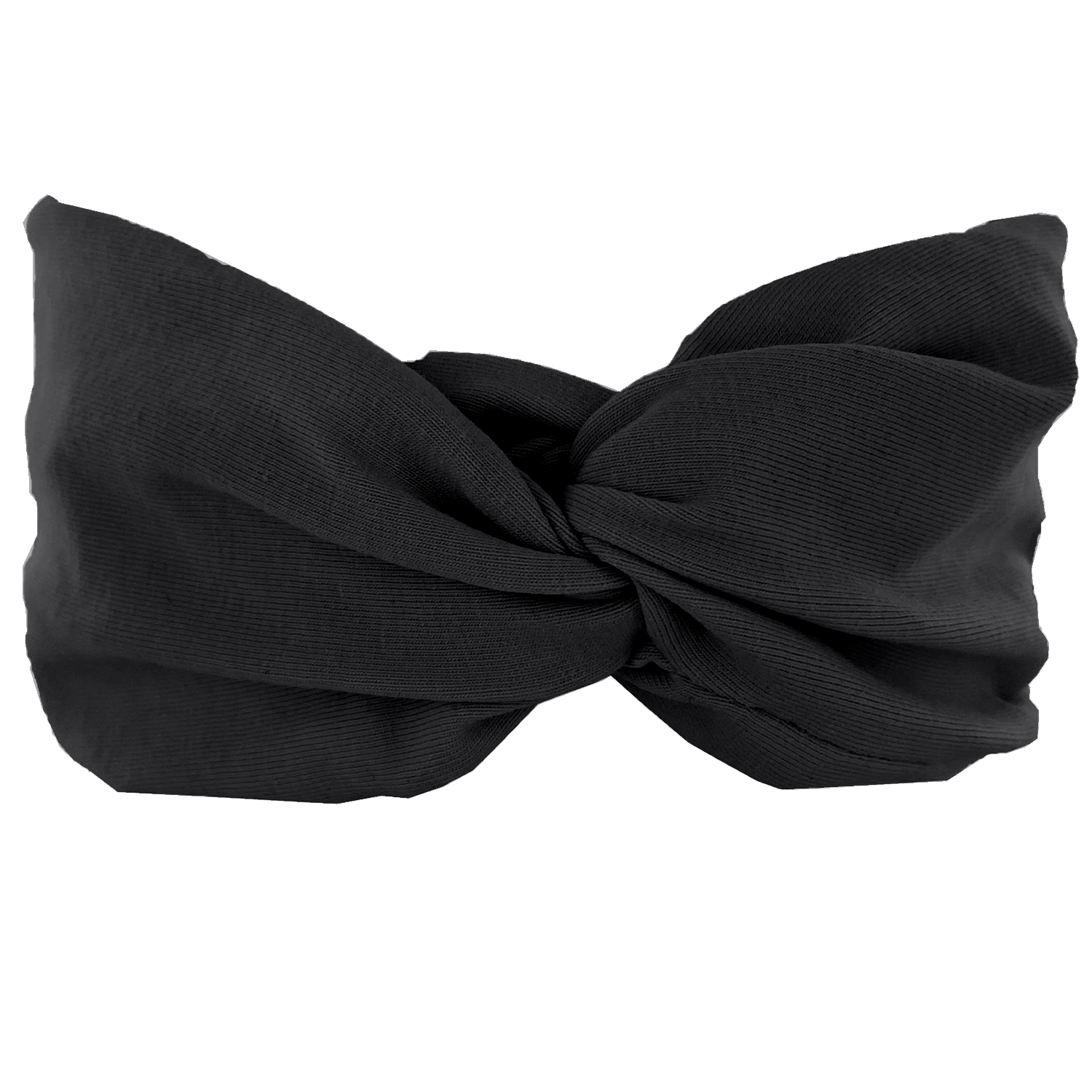 Bandeau Jersey Croisé Enfant Noir