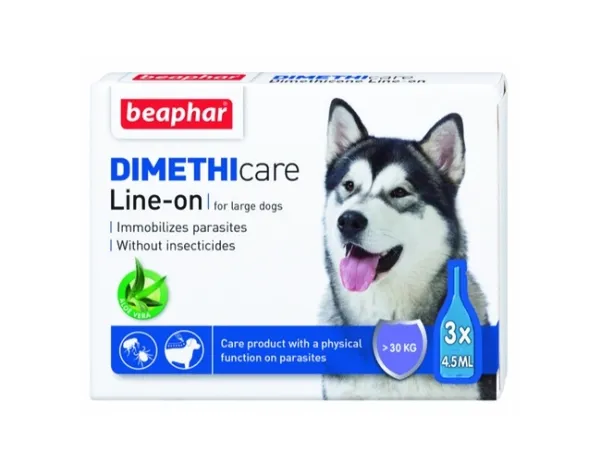 [OUTLET] - Flea & Tick Line On, lopper og flåt, (Dimethicone) Large Dog