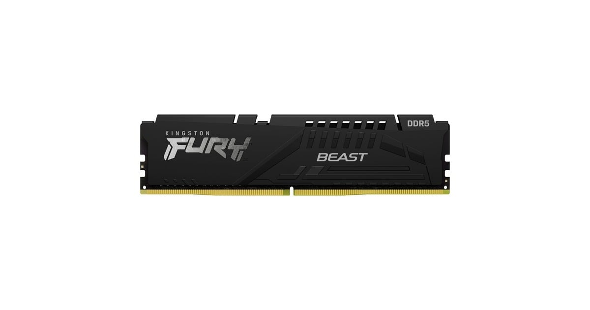 Kingston FURY16 GB DDR5-5600 werkgeheugen  (Zwart, KF556C40BB-16, Beast, XMP)